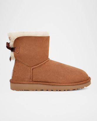 UGG Mini Bailey Bow II Shearling Fur Boots