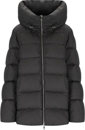 Add Cocoon Hooded Down Jacket - Dames - Gewatteerde jassen - Zwart - M - Polyester - Jassen
