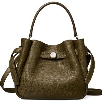 Tory Burch Mini Romy Bucket Bag in Leccio at Nordstrom