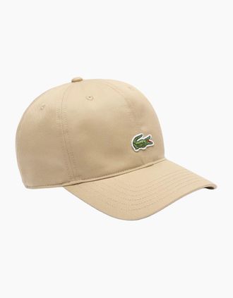 Lacoste Mens LACOSTE BASEBALL CAP MILLET - Tan - Size: 1 size