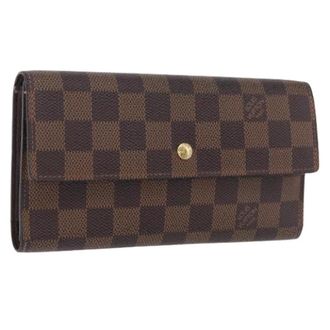 Louis Vuitton Portafoglio Pre-owned - - Pre-owned - Donna - Marrone - ONE SIZE
