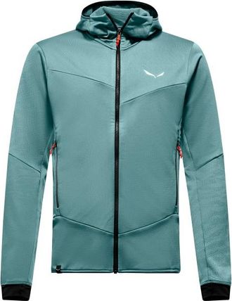 Salewa Sella Crevasse Hooded Jacket Fleecejacke f&uuml;r Herren | t&uuml;rkis