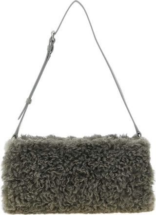 Stella McCartney Grey Logo Pochette Small Shoulder Bag
