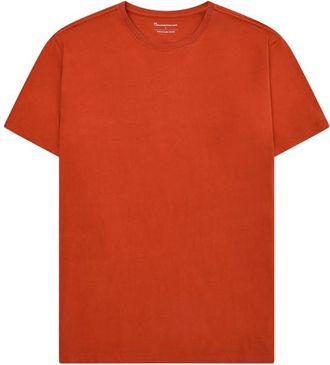 Knowledge Cotton Apparel Agnar Basic T-Shirt T-Shirt f&uuml;r Herren | rot