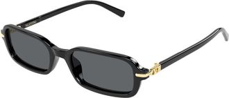 Valentino Vg0047S Zonnebril - Dames - Accessoires - Zwart - Maat: 52 MM Nylon