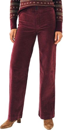 Faherty Stretch Cord Wide Leg Pant