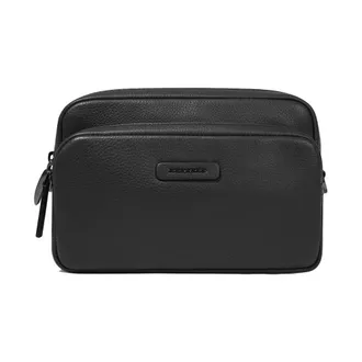 Piquadro Tassen, Heren, Zwart, ONE Size, Leer, Personal Case Crossbody Tas