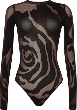 Wolford Rose Shadow String Body - Dames - Bodies - Veelkleurig - XS - Katoen - Tops