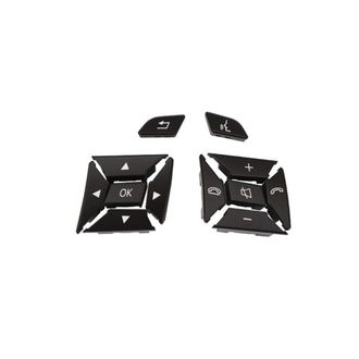 OEM Bot&oacute;n De Control Del Volante Para Autom&oacute;viles - Clase W204 X204 W212 W156 W246 Y Glk 2185400162 (negro)