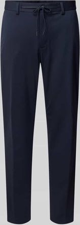 s.Oliver Black Label Slim Fit Jogpants aus Stretch-Jersey Modell s.O JOGG in Marine, Gr&ouml;&szlig;e 102