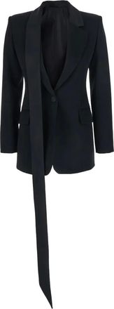 The Attico Giacca con nodo - Nero