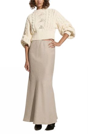 Faithfull The Brand Alanna Knit Jumper In Cream