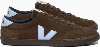 Veja Mens Veja Volley Suede Trainer Eagle/Swan/Eagle - Brown - Size: 10