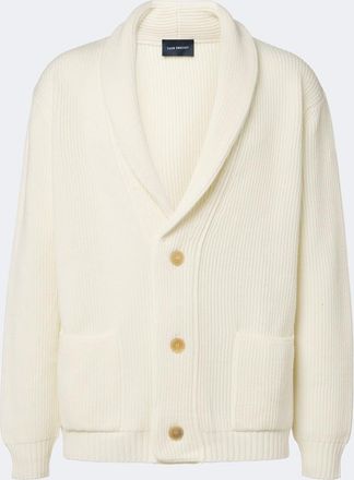 Thom Sweeney C&aacute;rdigan acanalado de lana