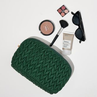 Urban Expression Celisse Cosmetic & Travel Organizer Dome Pouch in Emerald at Nordstrom