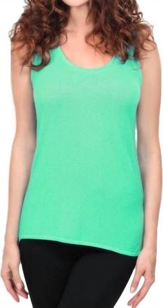 Angel Bra Friendly Tank Top In Green