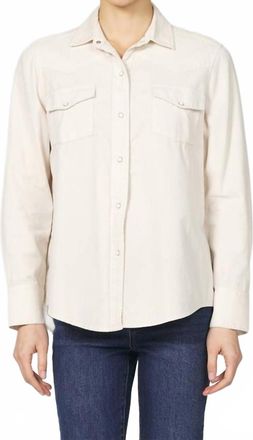 Dear John Denim Star Long Sleeve Shirt In Whitecap Gray