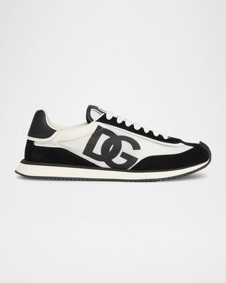 Dolce & Gabbana Men & apos;s Mixed-Material DG Cushion Sneakers