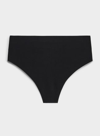 Miiyu Womens Stretch microfibre high-waist thong Recycled nylon
