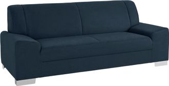 Domo Collection 2,5-Sitzer »Anzio kubisches Design, flache Armlehnen, Breite 214cm« Wahlweise mit Federkern