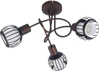 Lindby L&aacute;mpara De Techo solm En Marr&oacute;n Metal - Lindby