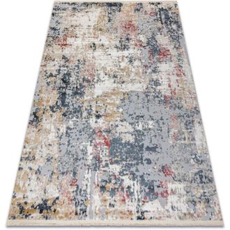 RugsX Distin 0123a Rosa / Polvo / Blanca Alfombra Moderna - Abstracci&oacute;n, Vintage, Flecos Multicolour 160x230 Cm
