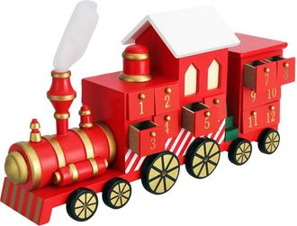 Deuba Spielwerk Calendario De Adviento De Madera 24 Cajoncitos Puertas Diy Para Ni&ntilde;a Ni&ntilde;o Respetuoso Con El Medio Ambiente Calendario De Adviento Casita De 