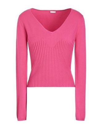 8 by YOOX VISCOSE BLEND V-NECK RIB WAISTBAND TOP