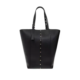 Golden Goose Bolso Tote de Cuero con Tachuelas - Bags - Mujer - Negro - ONE SIZE