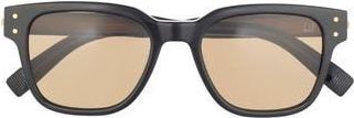 Dunhill 52mm Square Sunglasses in Black Black Brown at Nordstrom Rack