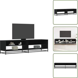 vidaXL The Living Store Mobile Porta TV Nero 180,5x40x46 cm in Truciolato - TV Stand