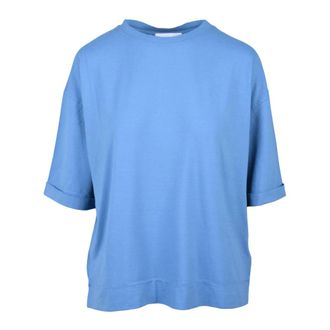 Alpha Studio T-Shirt - - Tops - Donna - Blu - M