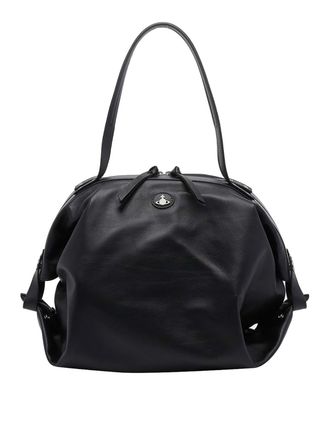 Vivienne Westwood Black Mara Holdall Shoulder Bag