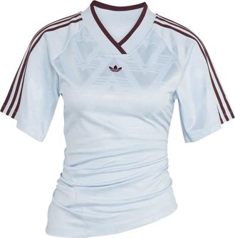 adidas Originals Rouched Foot Tee Azzurro