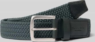 Marc O'Polo G&uuml;rtel in Flechtoptik mit Dornschlie&szlig;e Modell MAX in Stein, Gr&ouml;&szlig;e 100