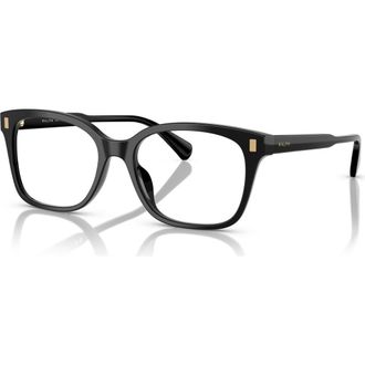 Ralph Lauren 55mm Rectangle optical glasses in Black at Nordstrom