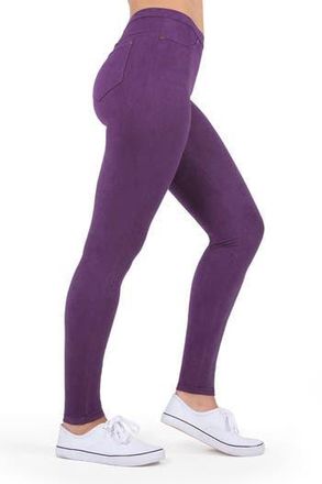 MeMoi Microsuede Leggings in Purple Grape at Nordstrom Rack, Size Large/x-Large