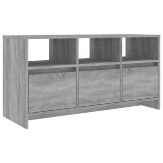 vidaXL Mueble De Tv Madera De Ingenier&iacute;a Gris Sonoma 102x37,5x52,5 Cm Vidaxl