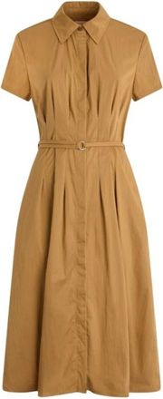 Liu Jo Kleedjes, Dames, Beige, S, Beige Blouse Jurk Regular Fit