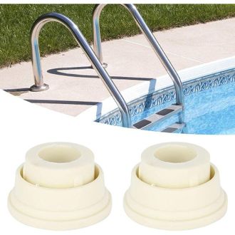 OEM 2 Topes Para Escaleras, Topes De Goma De Agarre &Uacute;nico Para Escaleras Mec&aacute;nicas Y Piscinas De Hoteles (blanco)