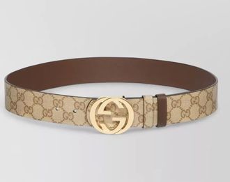 Gucci leather reversible belt
