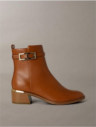 Calvin Klein Womens Womens Jallis Boot - Brown - 6.5