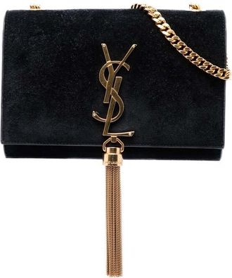 Saint Laurent Pre-owned Saint Laurent Small Suede Monogram Kate Tassel Crossbody Ladies ITYKLHAT8YZIQDMI