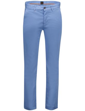 HUGO BOSS Orange Pantalon chino blauw slim fit