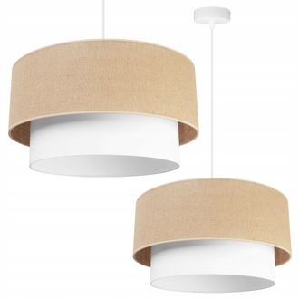 OEM L&aacute;mpara Colgante, L&aacute;mpara De Techo, Pantalla, Color Pastel Blanco