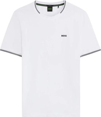 HUGO BOSS Taul T-shirt - Heren - T-shirts - Wit - 2XL - Katoen - Tops