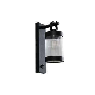 Lindby L&aacute;mpara de pared exterior de aluminio negro