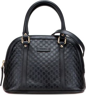 Gucci Borsa a tracolla Microguccissima Dome mini 2016-2025 - Nero