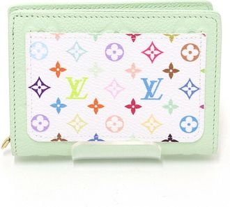 Louis Vuitton Green Multi-Color Monogram Empreinte Wallet (Bi-Fold) (Pre-Owned)