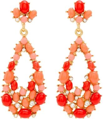 Kenneth Jay Lane Orecchini con pendente a goccia - Oro